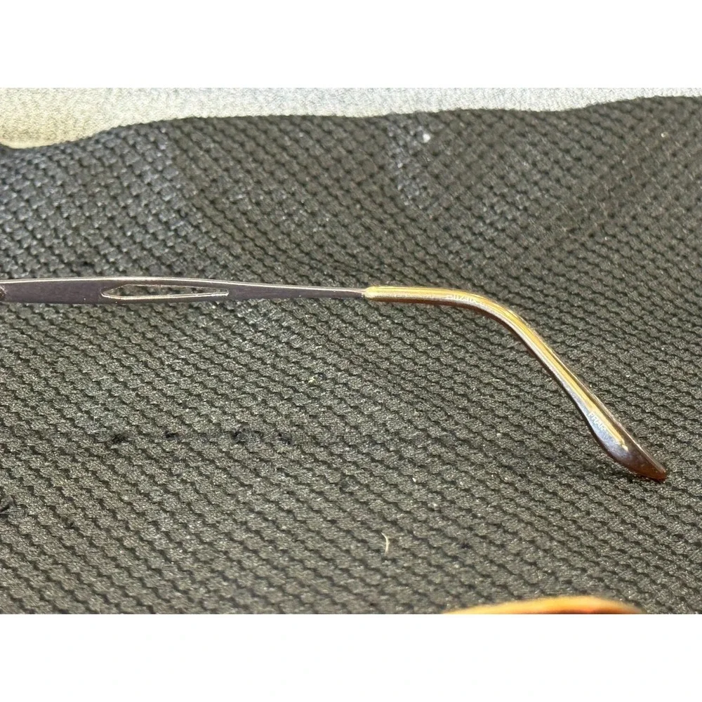 Vintage Elizabeth Arden EA-1016-1 Women Gunmetal Oval Eyeglasses Frame 52-17-130